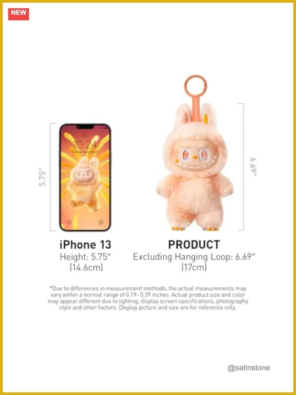 POP MART LABUBU Plush Pendant Blind Box - Energy Series Vinyl Collectible
